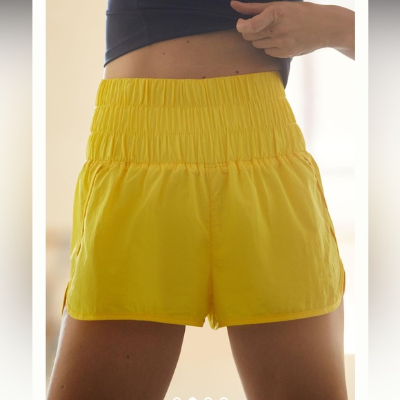 New🌟Free People Movement - The Way Home Shorts-Yellow - Picture 3 of 9